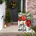 thumbnail image 2 of Christmas Joy to the World Garden Flag 12.5x18 Double Sided for Outside, Winter Outdoor Xmas Decorative Holiday Porch Seasonal Yard Flag 68-12, 2 of 6