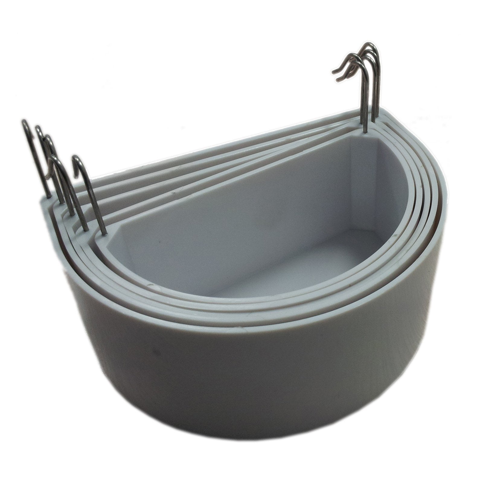 YML Plastic Bird Seed and Water Cups with Hooks