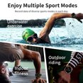 thumbnail image 4 of Reloj inteligente Irfora H11 Smart Watch BT 4.0 1.22in Pantalla táctil Smart Bracele con frecuencia cardíaca GPS Fitness Activity Tracker IP68 Impermeable Salud Ejercicio Smartwatch para Android iOS N Irfora Reloj inteligente, 4 of 7