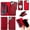 Red, variant on Casper Leather iPhone 15 Wallet Case | MagSafe