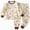 N362-Brown, variant on bwdbhd Little Big Boys Girls Pajamas Set Kids PJs Fall Winter Sleepwear 2 Piece Long Sleeve