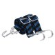 thumbnail image 1 of Uxcell 2 Paquete de Cuerdas Elásticas Ajustables con Ganchos, 39 Pulgadas de Correas de Goma de Alta Resistencia con Hebilla para Exterior, Camping, Lona, Portaequipajes, Equipaje, Negro Azul, 1 of 6