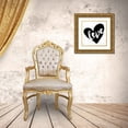 thumbnail image 3 of Lux + Me Designs 20x20 Gold Ornate Wood Framed with Double Matting Museum Art Print Titled - Love, 3 of 4