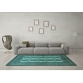 thumbnail image 3 of Ahgly Company Indoor Rectangle Southwestern Light Blue Country Area Rugs, 2' x 3', 3 of 4