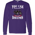 thumbnail image 3 of Inktastic Drummer Funny Too Many Drums Music Joke Long Sleeve T-Shirt, 3 of 5