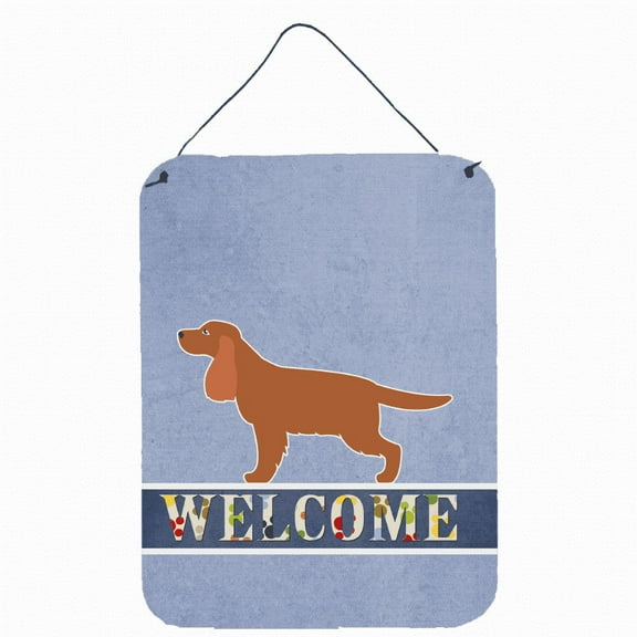 Carolines Treasures BB5516DS1216 English Cocker Spaniel Welcome Wall or Door Hanging Prints