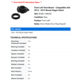 thumbnail image 2 of Front Left Strut Mount - Compatible with 2014 - 2015 Nissan Rogue Select, 2 of 2