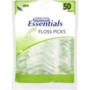 Dentek Essentials Mint Floss Picks, 50 Count