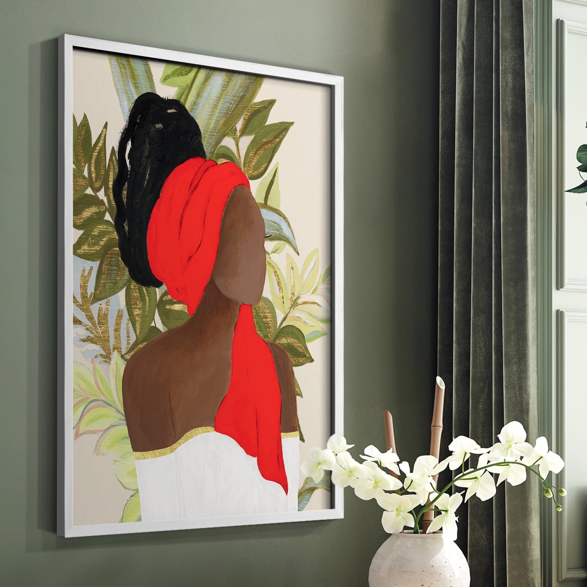 All That Beauty I in Paper Solid Wood 11 x 14 Framed Print