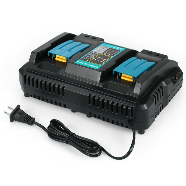 Power Tool Battery Chargers DC18RD Dual Ports Fast Suitable for Makita