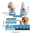 thumbnail image 3 of Dog Calming Pheromone Diffuser Kit – Plug-in Anxiety & Stress Relief for Dogs, Helps Reduce Barking, Chewing, Aggression & Separation Anxiety – Drug-Free, Non-Sedating, 60-Day Supply, 3 of 9