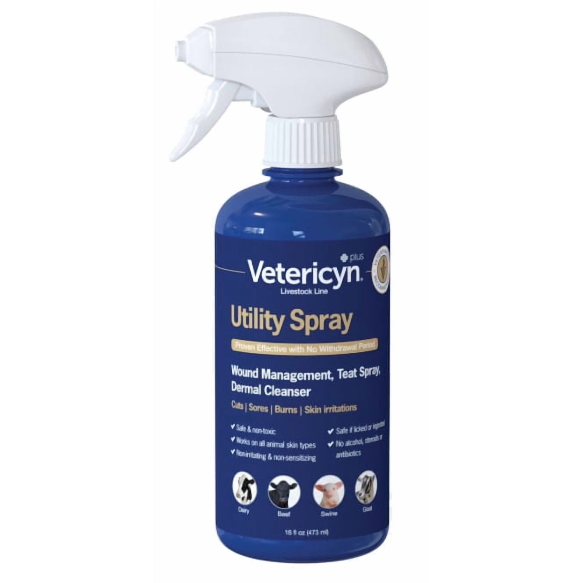 Vetericyn Plus Utility Spray Livestock 16 oz.