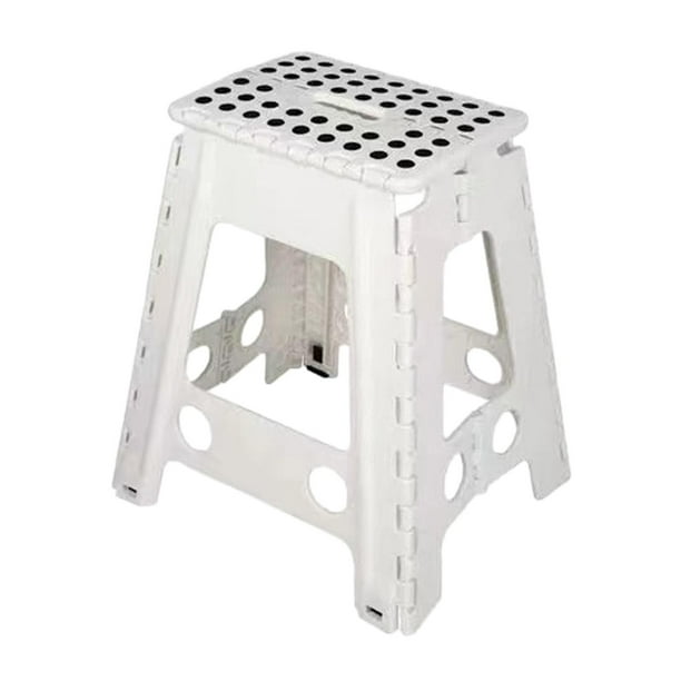 Taburete plegable para acampar, silla para acampar, muebles portátiles, taburete ligero para acampar, taburete plegable para exteriores, para patio, 29cmx22cmx45cm