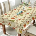 thumbnail image 4 of SKYSONIC Christmas Tree Tablecloth Waterproof Washable Polyester Square Table Cover Durable Tablecloth for Kitchen Dining Table Party Decor (60 X 90 Inch), 4 of 7