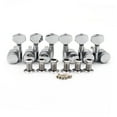 thumbnail image 4 of Aibecy Inline Electric Guitar Tuning Pegs 6 Left Sealed Locking Tuners Chrome Plated Machine Heads 1:18 Compatible with ST Electric Guitar, 4 of 7
