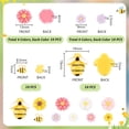 thumbnail image 4 of 100 cabujones de flores, margaritas y abejas, 10 estilos, dijes de resina, decoración de abejas, margaritas, mariquitas, girasoles y abejas., 4 of 5