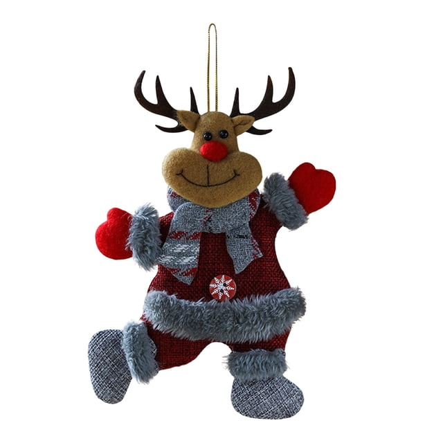 Christmas Tree Decoration Pendant - Non-Woven Fabric, Durable, with Rope, Lightweight, Perfect for Home/Party Festivals