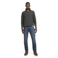 thumbnail image 4 of Chaps Men's & Big Men's Brushed Twill Quarter Zip, Sizes S-2XL, 4 of 7
