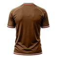 thumbnail image 4 of Mexico 2026 Soccer Cup Jersey for Men, V-Neck Short Sleeve T-Shirt, Retro Cactus & Sun Graphic Sports Soccer Top, Breathable Fan Support Tee, 1 Pack Coffee XXXXL, 4 of 4