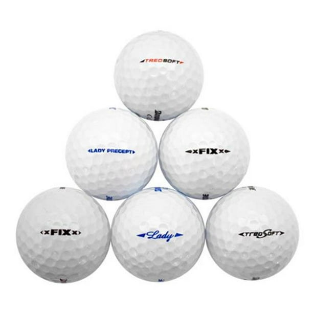 Balles de Golf Blanches Recyclées Assorties - Pack de 48