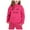 Hot Pink, variant on Sweat Suits for Girls Boys Cute Cat Sweatshirt and Sweatpants Joggers 2 Piece Matching Track Suit Kids Hoodie Set
