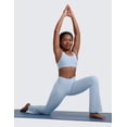 thumbnail image 3 of CRZ YOGA Girls Butterluxe Cross Back Sports Bra Yoga Athletic Casual Tops Scoop Neck Padded Crop Kids Teen, 3 of 7