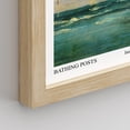 thumbnail image 4 of PixonSign Framed Wall Art Pastel Ocean Seascape Posters, Set of 4 Nautical Horizons Nature Wilderness Illustrations Wall Decor, Adhesive Canvas Prints for Home Decor - 8"x10" Natural, 4 of 5