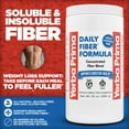 thumbnail image 5 of Yerba Prima Daily Fiber Formula - 20 oz Powder - Concentrated Blend of Soluble and Insoluble - with Psyllium Seed Husks, Acacia Gum, Apple Fiber for Bulk - Dietary Bulking Supplement - Regularity, 5 of 7