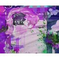thumbnail image 4 of oneOone Polyester Lycra Purple Fabric Check & Flower Watercolor Diy Clothing Quilting Fabric Print Fabric By Yard 56 Inch Wide, 4 of 4