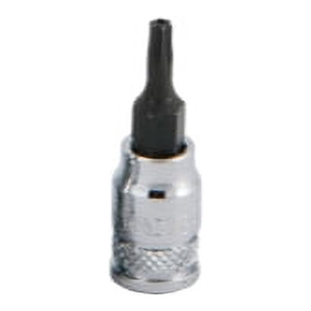 UPC: 0802090154300 | Tamper Proof Torx Bit Socket  1/4  Drive  T30  Chrome