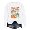 thumbnail image 1 of VBARHMQRT Chandails de Cancer du Sein pour Femmes Chandail à Capuche Tendance pour Femmes Imprimé Lettre Col Rond pour Automne et Hiver, 1 of 3