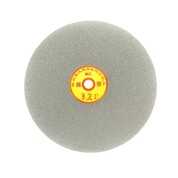 Disco de lijado plano de diamante recubierto de 180 mm y 7 pulgadas, grano 320