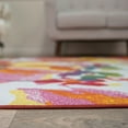 thumbnail image 4 of World Rug Gallery Modern Bright Flowers Non-Slip Multicolored 5'3" x 7'3" Area Rug, 4 of 9