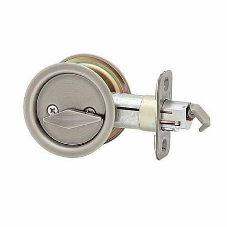 Kwikset 335 Round Privacy Bed/Bath Pocket Door Lock