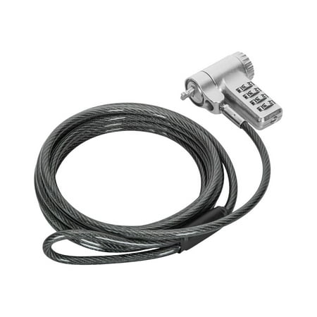 Targus - DEFCON Ultimate Universal Resettable Combination Lock - Silver