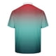 thumbnail image 5 of Blusa y camisa de manga corta con cuello vuelto para hombre, top estampado degradado, top/camisa informal de manga corta con solapa, tops para hombre, 5 of 5