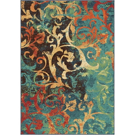 Orian Rugs Watercolor Scroll Multi Colored Area Rug Or Runner This On Opens A Dialog That Displays Additional Images For Product With The Option To Zoom In Or Out