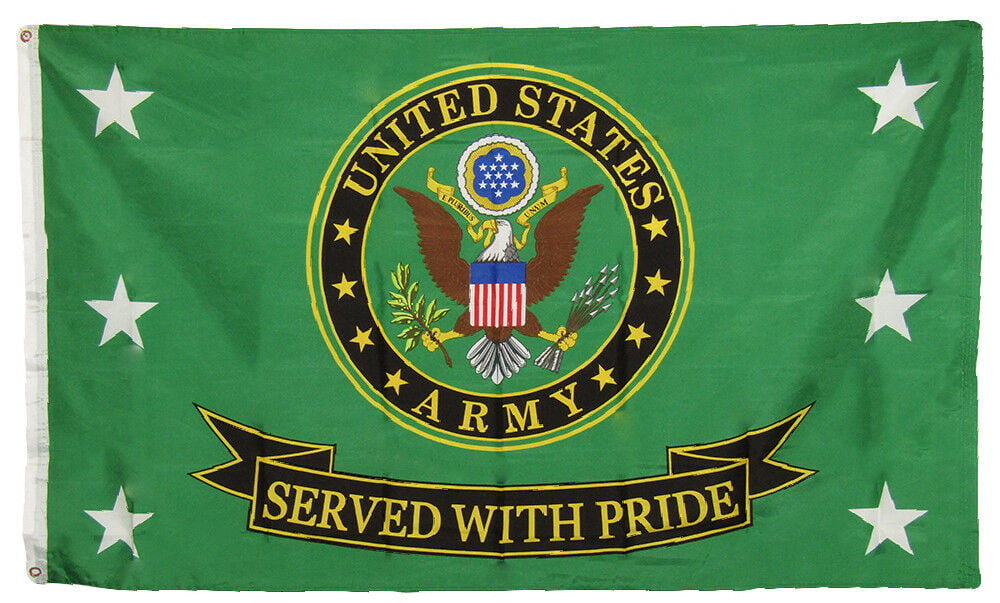 3x5 Wholesale Combo USA American & USA U.S Army Emblem Flag 3'x5' 2 Pack 