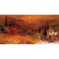 thumbnail image 3 of Haenraets, Willem 24x14 Black Modern Framed Museum Art Print Titled - Romantic Tuscany II, 3 of 5