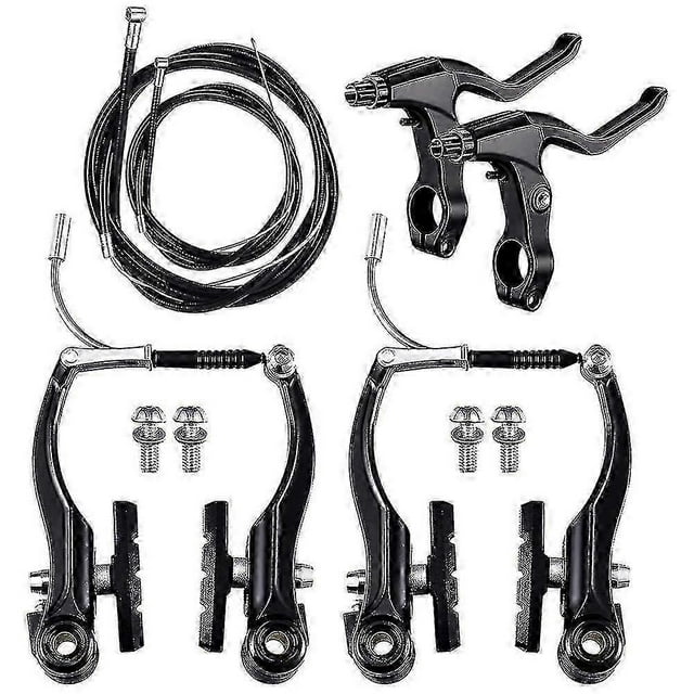 Complete Bicycle Mountain Bike Set,v Brake + Outer Cables + Lever + Frontrear Bike Brake Accessori