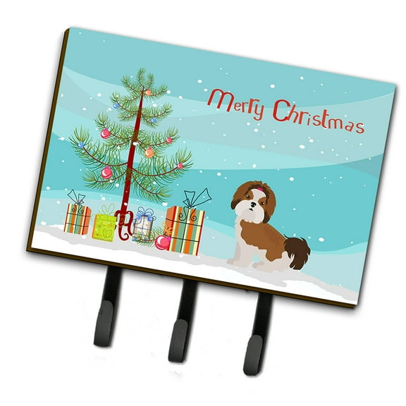 Imperial Shih Tzu Christmas Tree Leash or Key Holder