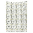 thumbnail image 3 of Ambesonne Christmas Tablecloth Rectangular Table Cover, Snowy Winter, 60"x84", Grey Yellow White, 3 of 4
