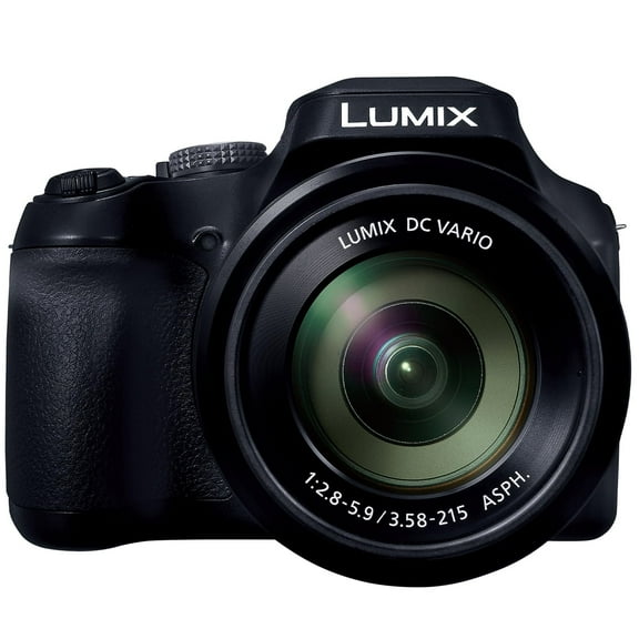 Open Box Panasonic LUMIX FZ80D Compact Camera with 20-1200mm Zoom Lens, Point and Shoot Digital Camera with 4K Video/Photo Recording and Power Optical Image Stabilizer - DC-FZ80D