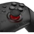 thumbnail image 2 of eXtremeRate Carmine Red & Black Replacement 3D Joystick Thumbsticks, Analog Thumb Sticks with Cross Screwdriver for Nintendo Switch Pro Controller, 2 of 6