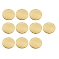 thumbnail image 1 of 10 Unids de material acero Inoxidable Etiquetas Que Estampan Espacios En s Monedas Halzgos Artesanías BLESIY Colgantes de etiqueta en blanco de metal, 1 of 8