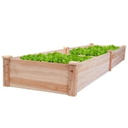 Raised Garden Bed Kit - Elevated Planter Box For Growing Herbs, Vegetables, Flowers, and Succulents