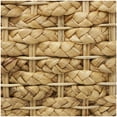 thumbnail image 5 of DecMode 37" x 19" Brown Rattan Handmade Woven Tapered Coffee Table with Glass Top, 1-Piece, 5 of 10