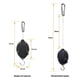 thumbnail image 5 of De Polea Para Colgar Plantas, Cesta De Flores Retráctil Para El Hogar, Gancho Colgante De Carga, Accesorio De Jardinería, Ganchos De Techo Speravity HA035545-00, 5 of 6