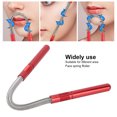 thumbnail image 3 of PEACNNG Facial Hair Remover, Stainless Steel Manual Threading Epilator Spring Threading Tool Facial Hair Cleaning Makeup for Face and Lip Hair Removal, 3 of 5