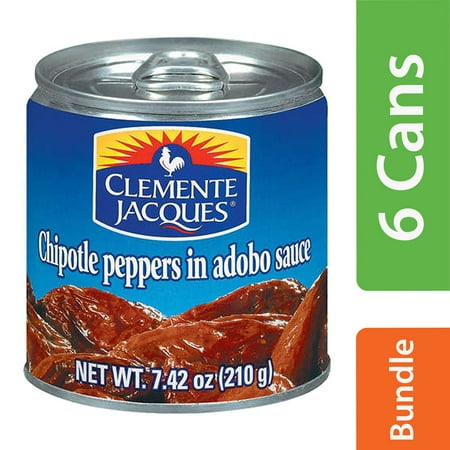(6 Pack) Clemente Jacques In Adobo Sauce Chipotle Peppers, 7.42